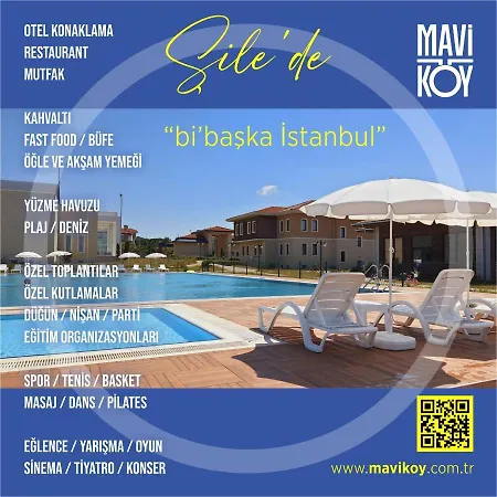 Mavi Koey Resort Hotel Sile شقة Domalı